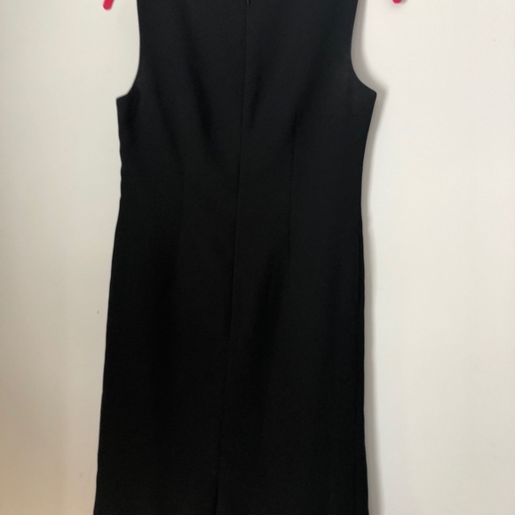 Kasper Sz 2P black sheath suit dress fully lined - Picture 4 of 6